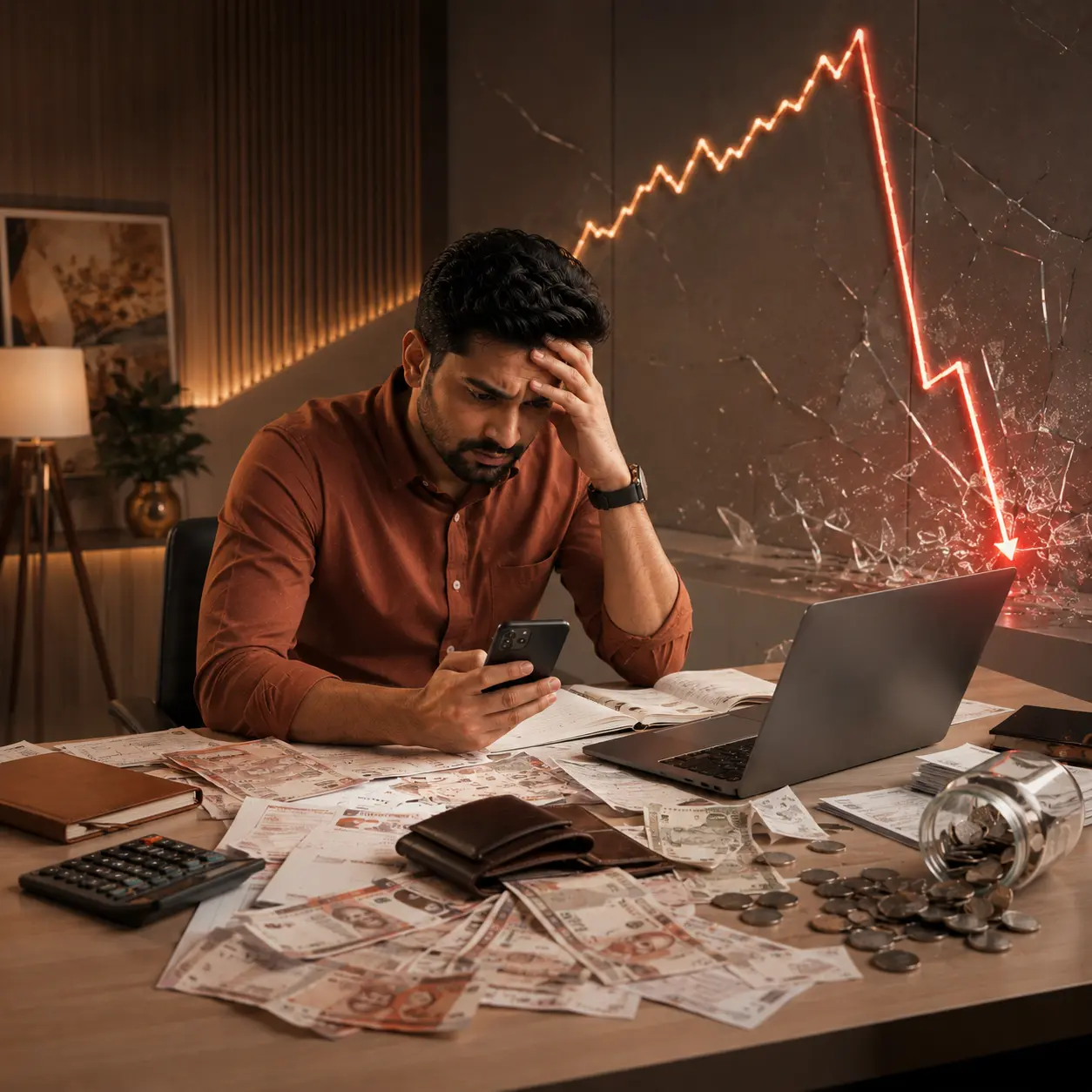 Sudden financial losses