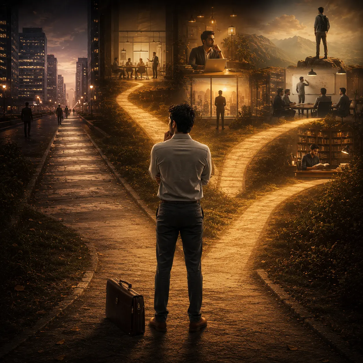 Feeling you chose the wrong path