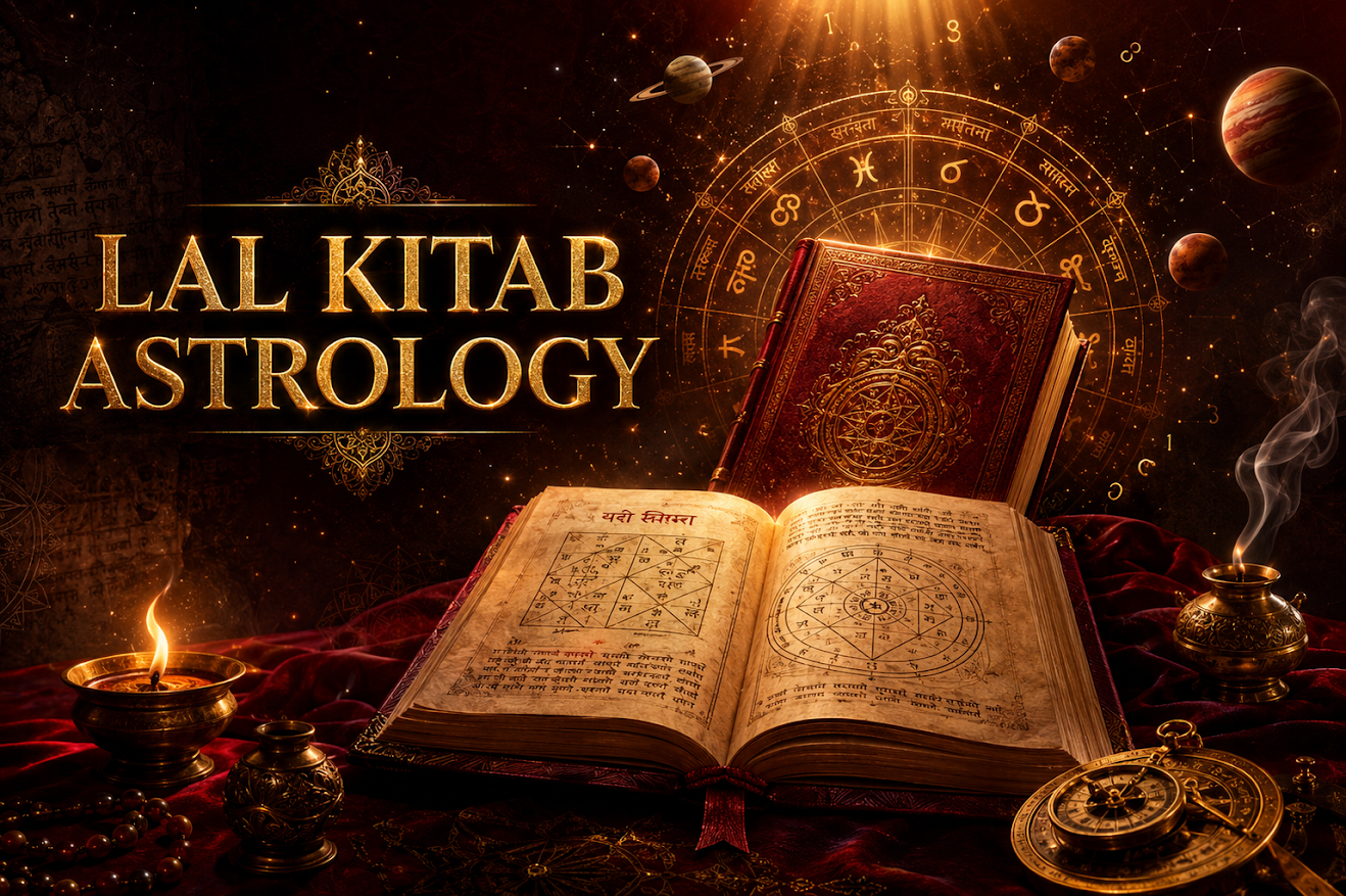 Student learning Lal Kitab Astrology Course with practical horoscope remedies and planetary analysis