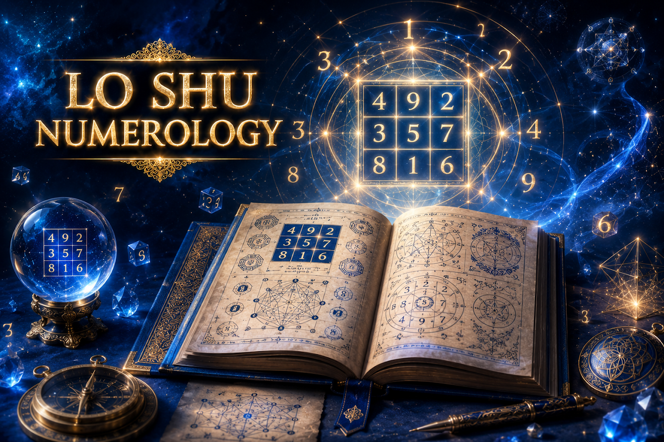Lo Shu Grid Course explaining number grids, missing numbers, and personality traits