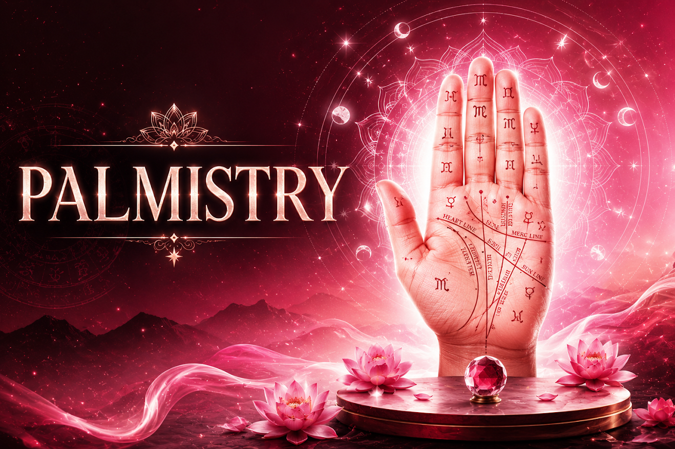 Palmistry Course Online teaching hand shapes, palm lines, and future prediction methods