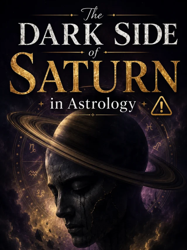 The Dark Side of Saturn in Astrology ⚠️
