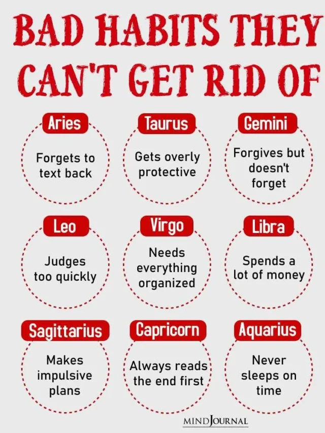 Why Does Every Zodiac Sign Have Bad Habits?