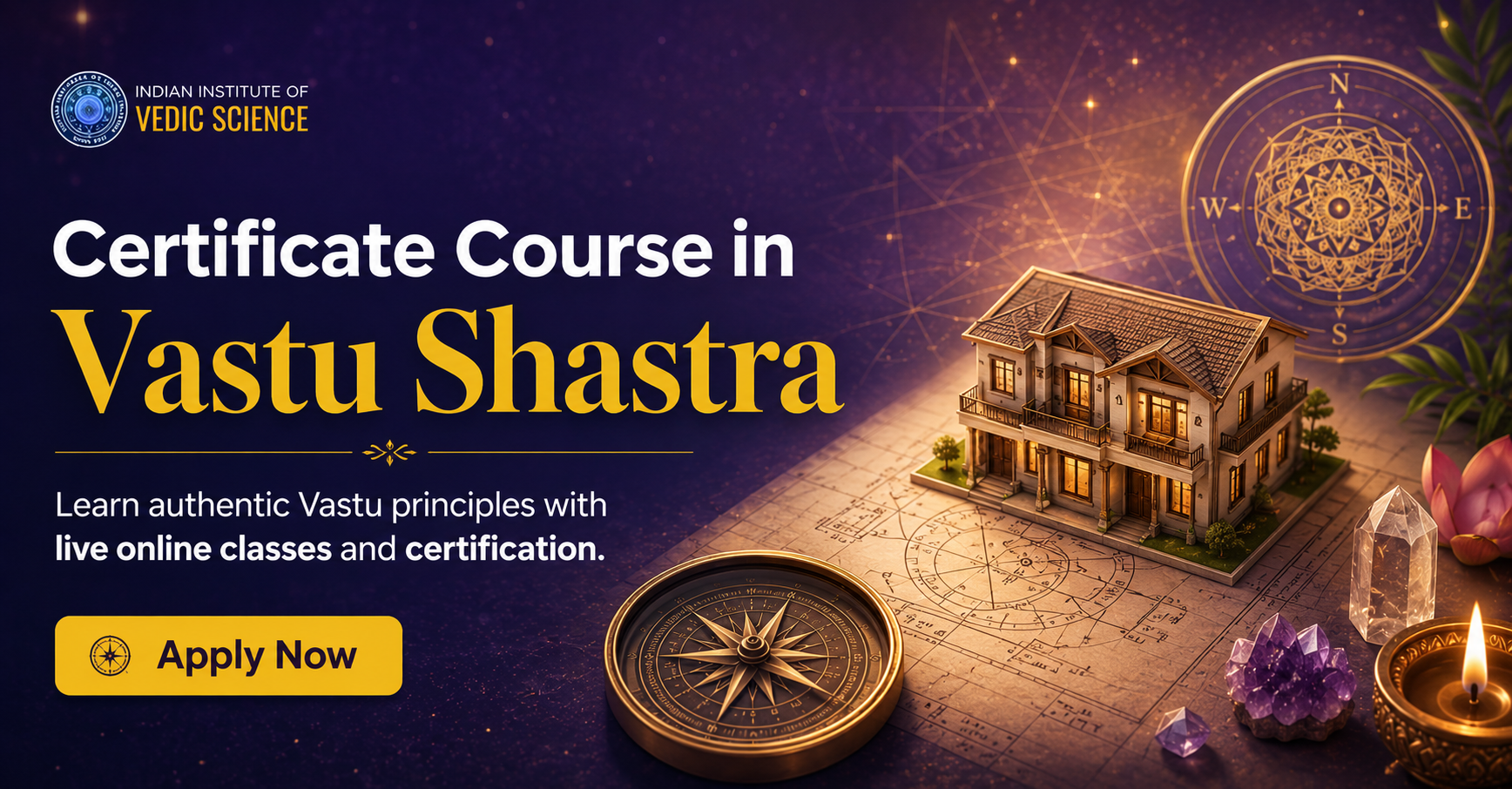certificate course in vastu shastra
